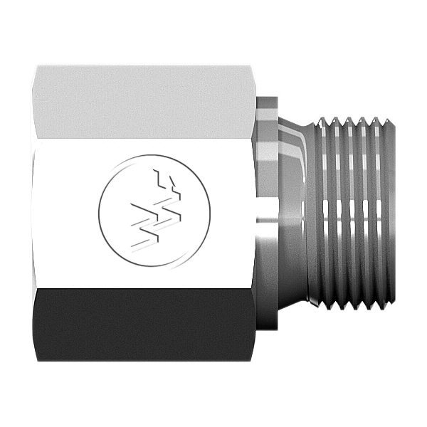 World Wide Fittings Female Pipe to Male British Standard Pipe Parallel Straight Adapter 7042X08X08 - main